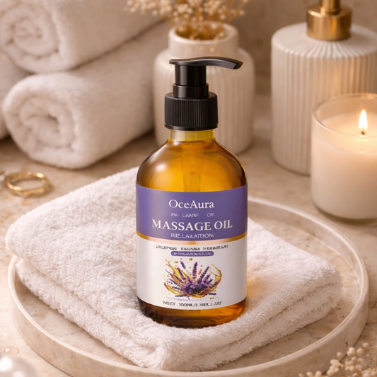 Lavender-Scented Relaxing Massage Oil